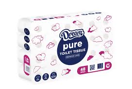 Doubly Ply Toilet Tissue - Virgin 350 sheet