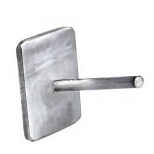 WALL RAIL S/STEEL HOOKS