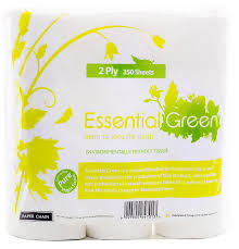 Toilet Paper 2ply Virgin Essential Green