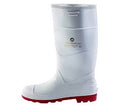 mens gumboot jobber red and white