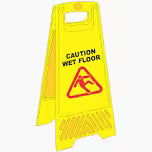 2PC ECONO WET FLOOR SIGN 61.5cm x 29cm