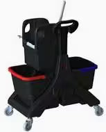Arcora ECOBLACK 45 Double Bucket Cleaning Trolley Home Bucket