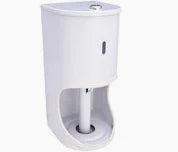 TOILET ROLL HOLDERS - MILD STEEL ( WHITE)